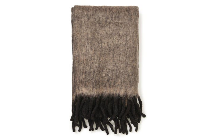 Melange Mohair Plaid