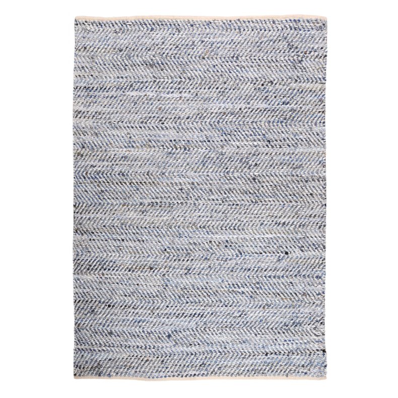 Atlas Mtte 55 x 85 cm - Blanc/bleu