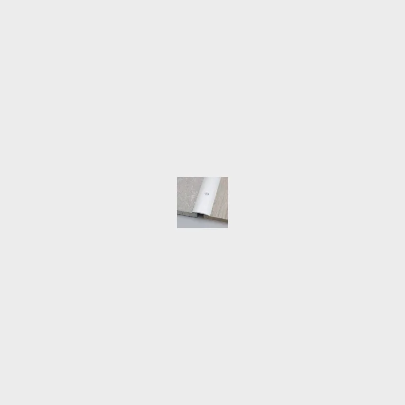 Gefion profil 30mm Buet overgang glat midthullet mat alu 100cm